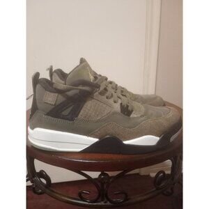 Nike Air Jordan 4 Retro SE Youth 3Y GS Craft Medium Olive Basketball FB9929-200